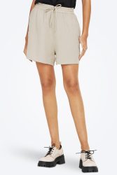 Only Stoffshorts - Oxford Tan L Damen
