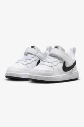 Nike Court Borough Recraft Baby Sneaker - White + Black EU22