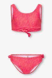 Only KOGBEACH Bralette Bikini - Dubarry + Boho Zebra 146-152 Kids