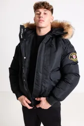 Zavetti Canada Abelli 2.0 Wattierte Bomberjacke - Jet Black M Herren