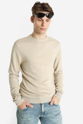 Blend BHDAN Feinstrickpullover - Plaza Taupe M Herren