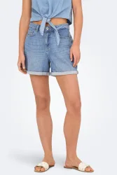 Only Josephine Jeansshorts - Light Blue Denim S Damen