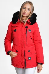 Comme des Loups Montreal wattierte Jacke - Red S Damen