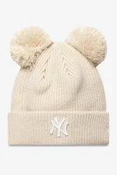 New Era Pom-Beanie - Light Beige Einheitsgroesse Damen