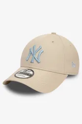 New Era 9Forty Cap / Strapback - Stone + Light Blue Einheitsgroesse Herren