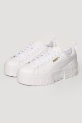 Puma Mayze Plateau Sneaker - Weiss EU37.5 Damen