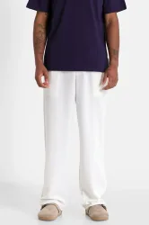 Sixth June Hose aus Seersucker - Offwhite M Herren