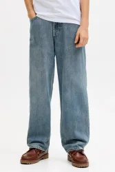 Jack & Jones Junior JJIALEX Baggy Jeans - Dark Blue Denim 152 Kids