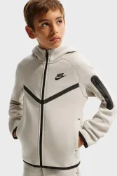 Nike Sportswear Tech Fleece Kapuzensweatjacke - Cream II XL Kids