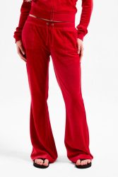 Juicy Couture Casia Samt Flare-Hose - Toreador S Damen