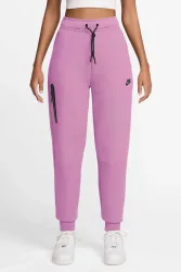 Nike Sportswear Tech Fleece Sweathose - Magenta + Black M Damen