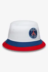 New Era Paris Saint-Germain Fischerhut / Bucket Hat - White + Red + Blue M Herren