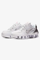 Nike Shox TL Sneaker - White + Metallic Silver EU41 Herren