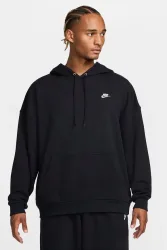 Nike Club Fleece Oversize Kapuzensweatshirt - Black XS Herren