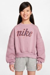 Nike Sportswear Club Fleece Oversize Sweatshirt - Plum Dust M Kids
