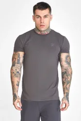 Siksilk T-Shirt - Grey L Herren