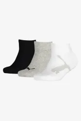 Puma Dreierpack Socken - White + Grey + Black EU35-38 Kids