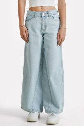 Levi's Wide Leg Jeans - Light Blue Denim 12 Kids