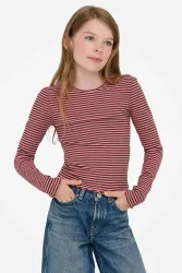 Only KOGDIXI Langarmshirt - Pink Lemonade + Forest Nig 158-164 Kids