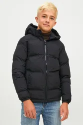 Jack & Jones Junior Pufferjacke - Schwarz 164 Kids