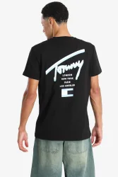Tommy Jeans T-Shirt - Black L Herren