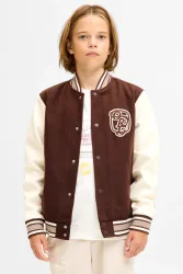 Jack & Jones Junior JORMEADOWS Collegejacke - Deep Mahogany 140 Kids