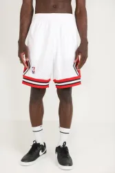 Mitchell & Ness Mesh Shorts - Chicago Bulls - Weiss L Herren