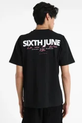 Sixth June T-Shirt - Black S Herren