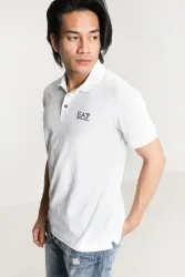 EA7 Emporio Armani Poloshirt - White S Herren