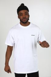 Carhartt WIP Script Embroidery T-Shirt - White L Herren