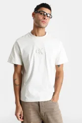 Calvin Klein Jeans T-Shirt - Chalk S Herren