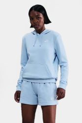 Nike Sportswear Club Fleece Kapuzensweatshirt - Celestine Blue XS Damen