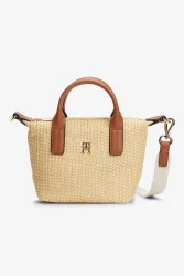 Tommy Hilfiger Popette Mini Hand- / Umhängetasche - Natural Einheitsgroesse Damen