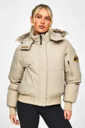 Zavetti Canada Olivia Wattierte Bomberjacke - Pure Cashmere M Damen
