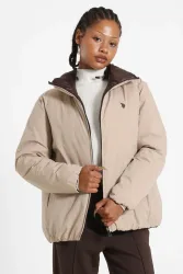U.S. Polo Assn. Zehra Wattierte Wendejacke - Beige + Brown 44 Damen