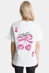 Miss Tee Oversize T-Shirt - White M Damen