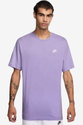 Nike Sportswear Club T-Shirt - Lila M Herren
