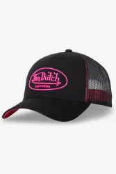Von Dutch Trucker Cap / Snapback - Black + Pink Einheitsgroesse Damen