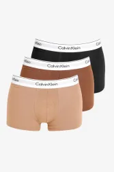 Calvin Klein Underwear Dreierpack Boxershorts - Black + Warm Bronze + Cedar S Herren