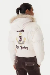 Juicy Couture Crop Pufferjacke - Pink Champagne XXS Damen
