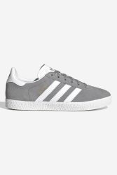 Adidas Originals Gazelle Sneaker - Grey Three + Footwear White + Gold Metallic EU39 1/3 Kids