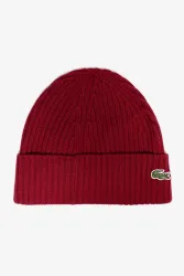 Lacoste Beanie - Bordeaux Einheitsgroesse Herren