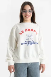 Only KOGBETINA Sweatshirt - Cloud Dancer 158-164 Kids