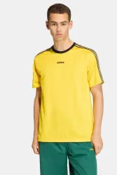 Adidas Originals Jacquard Jersey T-Shirt - Eqt Yellow M Herren