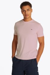 Tommy Jeans T-Shirt - Precious Pink Heather L Herren