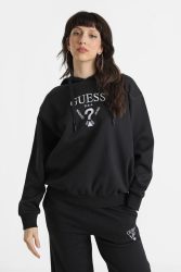 Guess Roberta Kapuzensweatshirt - Jet Black XS Damen