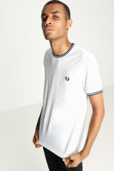 Fred Perry T-Shirt - Weiss XS Herren