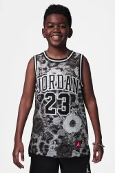 Jordan Mesh Tanktop - Black + Smoke Grey L Kids