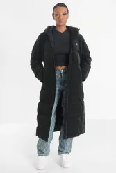 Calvin Klein Jeans Soft Touch Puffermantel - Black S Damen
