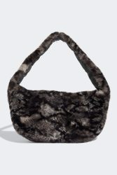 Adidas Originals Kunstfell Handtasche - Grey + Black Einheitsgroesse Damen
